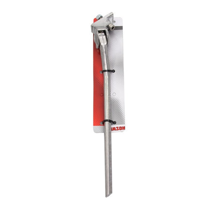 Zijstandaard 28" Simson Basic met smalle plaat - zilver