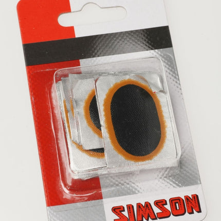 Rustines Simson ovales 22 à 35 mm (8 pièces)