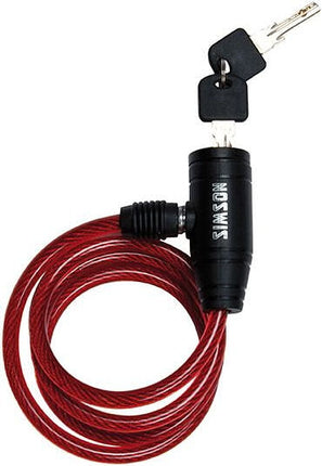 Simson Kabelslot Kinder, 8mmx90cm - afbeelding 2
