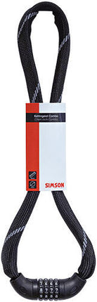 Kettingslot met cijfercode Simson Combo - zwart - afbeelding 2