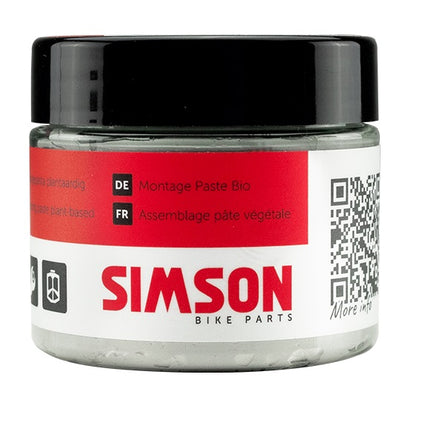Montagepasta Simson plantaardig - zwart/rood - afbeelding 2