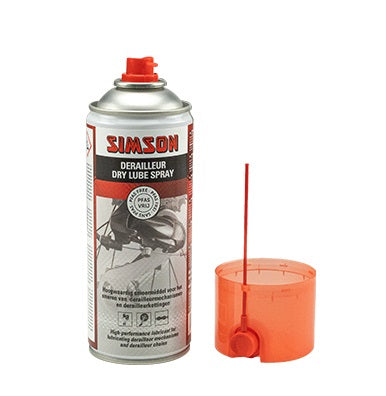 Derailleur Simson Dry Lube Spray 400ml - oranje - afbeelding 2