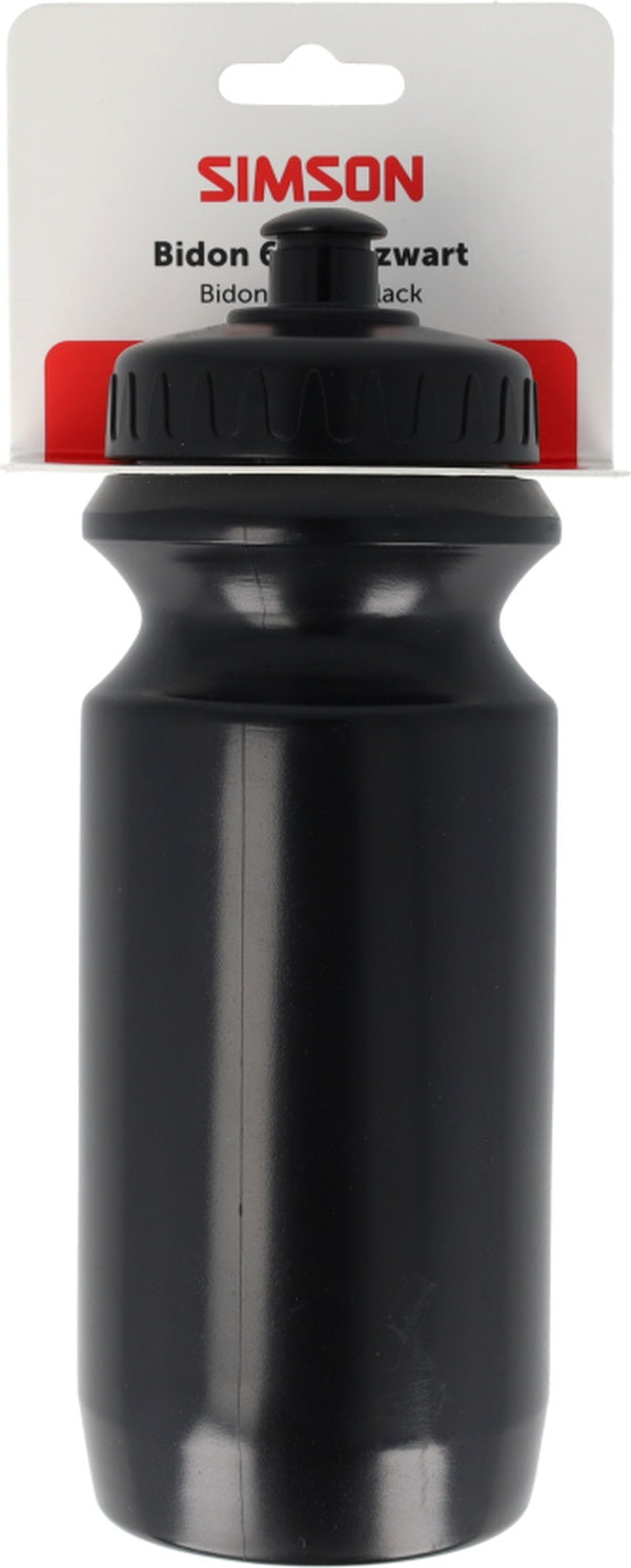 Simson Bidon - 600 ml - Mat Zwart