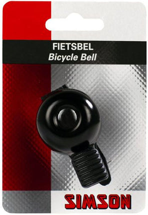 Fietsbel Simson Mini met flex-band bevestiging - zwart - afbeelding 3