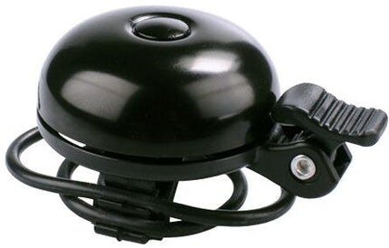 Fietsbel Simson Race met rubberen elastische bevestiging - zwart - afbeelding 2
