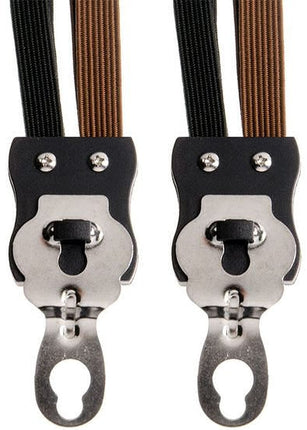Snelbinder Quattro Simson extra sterk met 4 binders - zwart/bruin