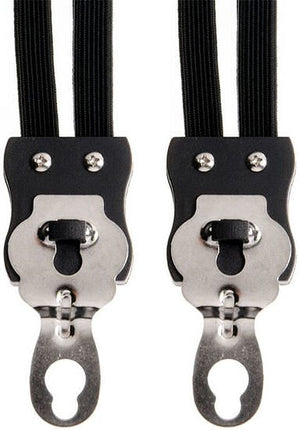Snelbinder Quattro Simson extra lang met 4 binders - zwart - afbeelding 2