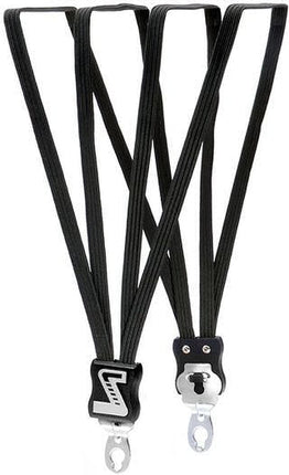 Quattro Simson extra long quick-release binder with 4 ties - black