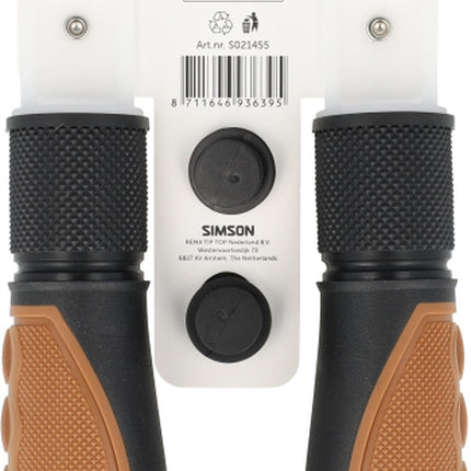 Handvatten Simson Lifestyle middenbruin-zwart