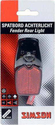 Simson Batterij Spatbord Achterlicht LED - afbeelding 2