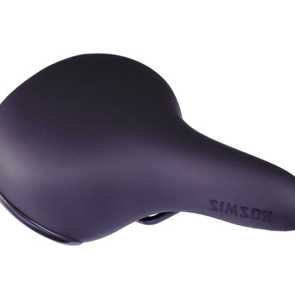 Fietszadel Simson City - zwart - afbeelding 5