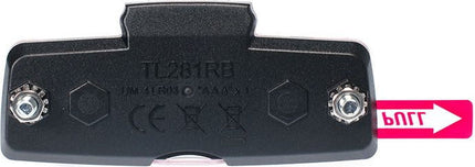 Batterij bagagedrager achterlicht Simson Block 1 LED - On/Off