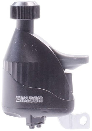 Simson Dynamo Links met Rubberen Loopwiel - zwart - afbeelding 3