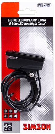 Simson E-bike voorvork koplamp ''Luna'' 6-60 Volt - afbeelding 2