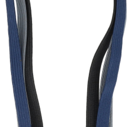 Karabijnhaakbinder Simson 60cm - zwart/blauw/antraciet