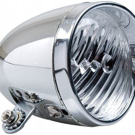 Simson batterij koplamp Classic - chroom (10 stuks in box)