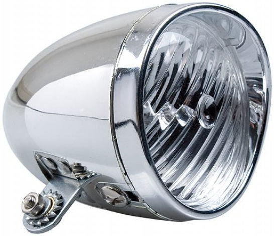Simson batterij koplamp Classic - chroom (10 stuks in box)
