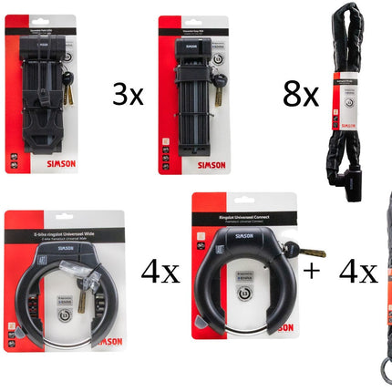 Actiepakket Simson sloten - 27 delig