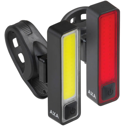 AXA Niteline Slim verlichtingsset, voor- en achterlicht