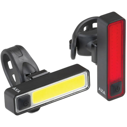 AXA Niteline Slim verlichtingsset, extra aanzicht van lampen en bevestiging
