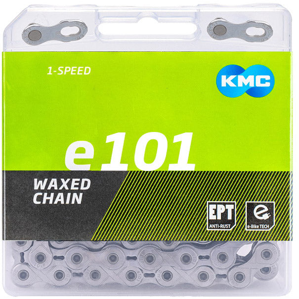 KMC E101 EPT Waxed fietsketting in de originele verpakking