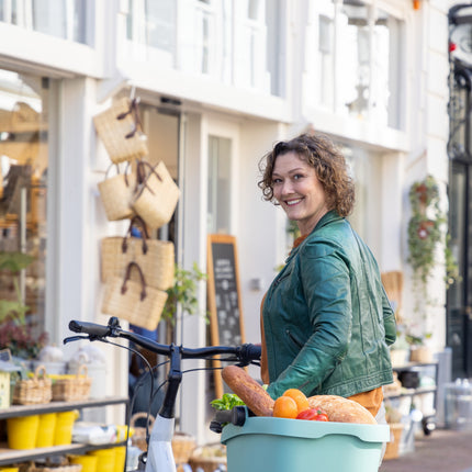Gerecyclede (honden)fietsmand New Looxs Clipper Racktime 2.0 - groen - afbeelding 11
