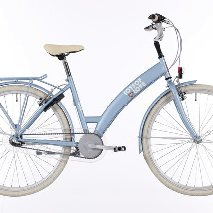 Kinderfiets Bikefun Lots of Love 26 inch met Nexus 3 versnelling/remnaaf - Blauw mat