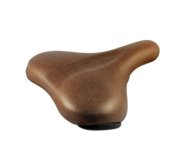 San Remo zadel Liège met bumper, dames. Bruin, zonder strop